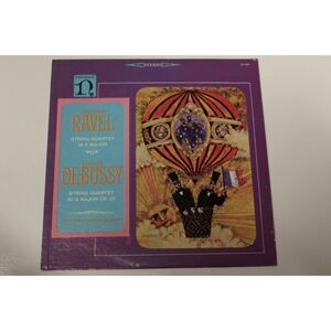 Ravel Debussy Stuyvesant String Quartet F Major G Minor Op. 10 Vinyl LP